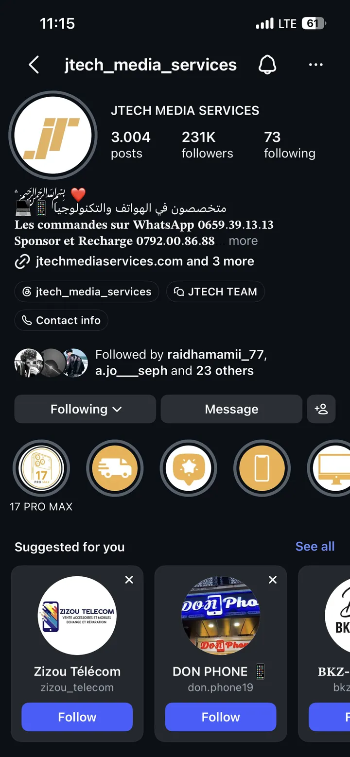J-Tech Media Service — channel / profile